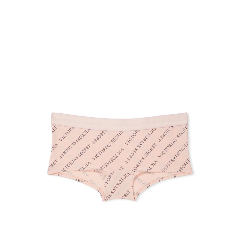Трусики Logo Cotton Boyshort Panty Pink Logo