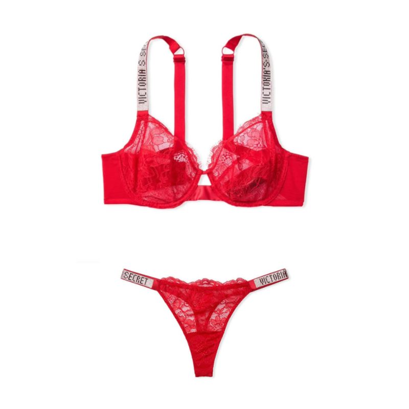Комплект The Fabulous Full Cup Bra Lipstick & Thong Panty