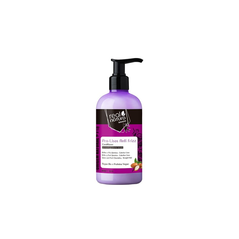 Кондиціонер для блиску і гладкості волосся Pro-Lisos Anti Frizz від Real Natura