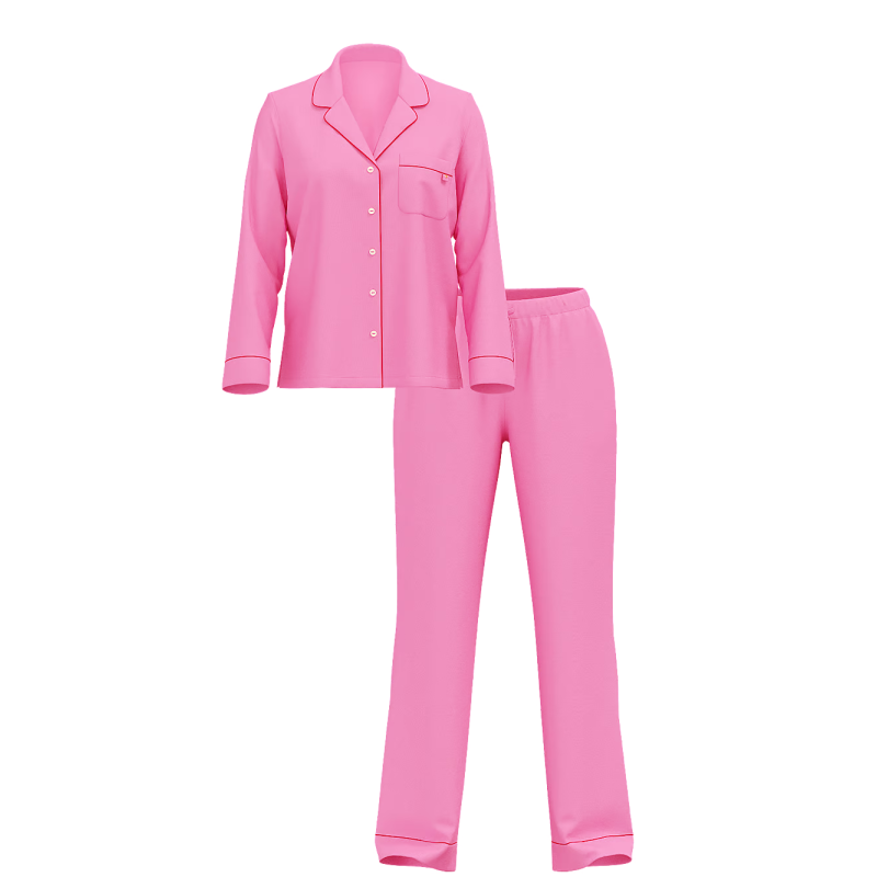 Піжама Modal Long Pajama Set New Peony