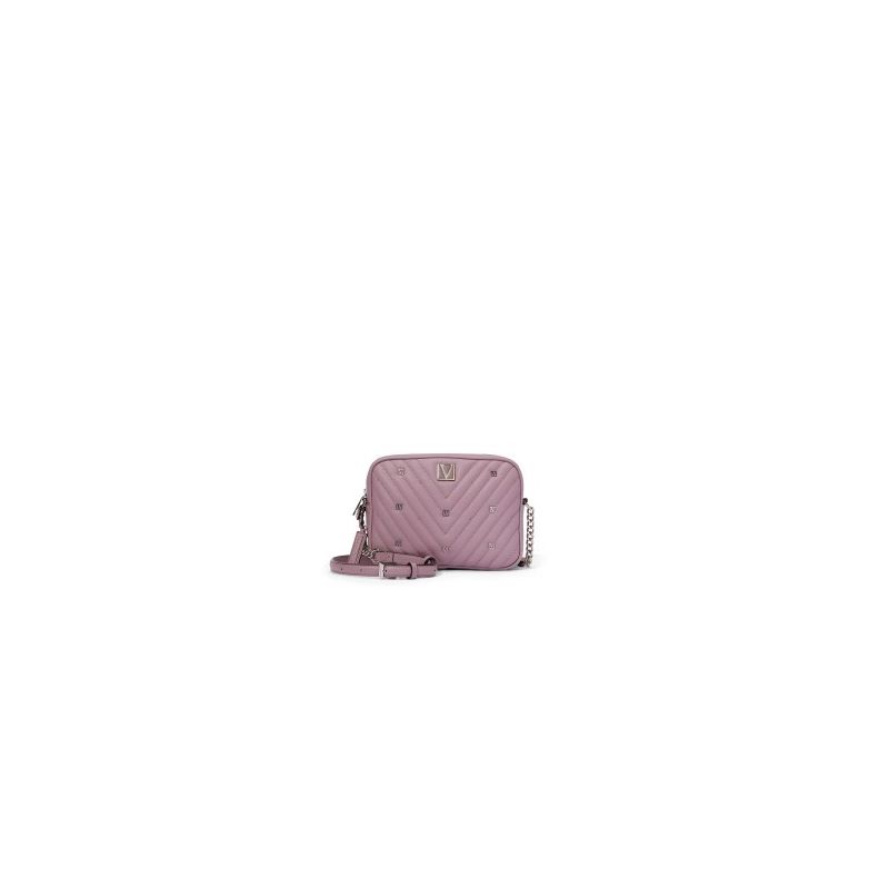 Сумка The Victoria Top-Zip Crossbody Mauve Stud