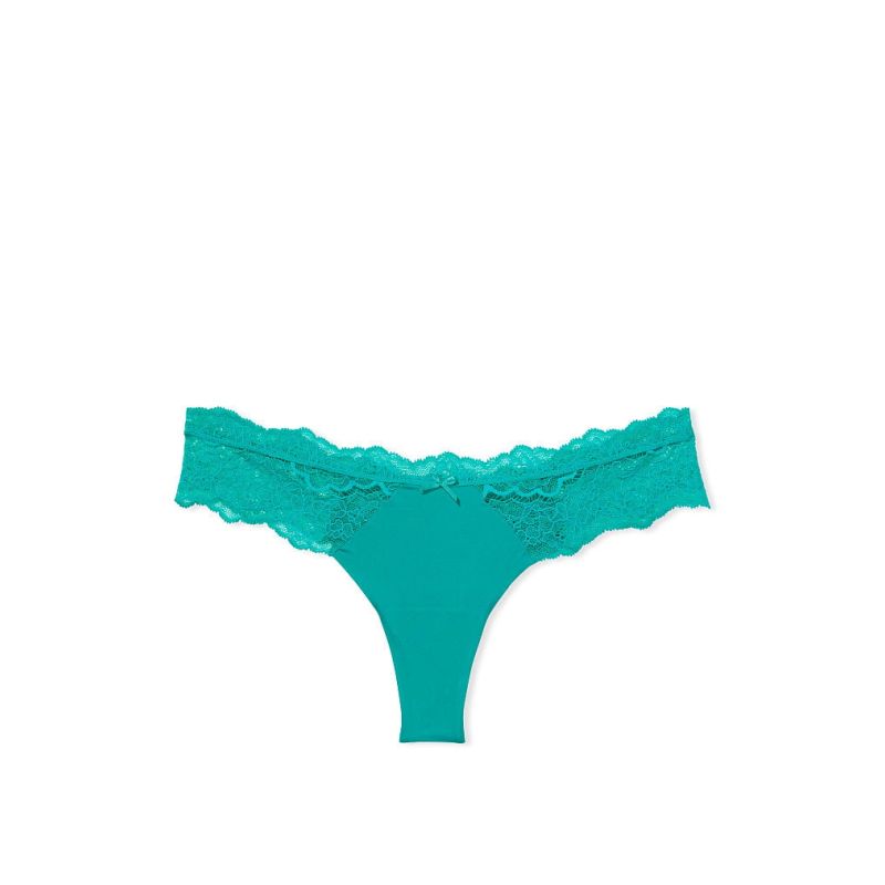 Трусики Dream Angels Lace & Velvet Thong Panty