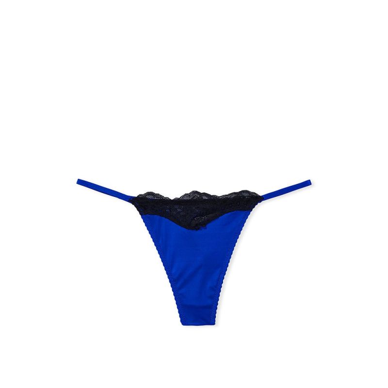 Трусики Very Sexy Lace Trim Thong Knickers Blue