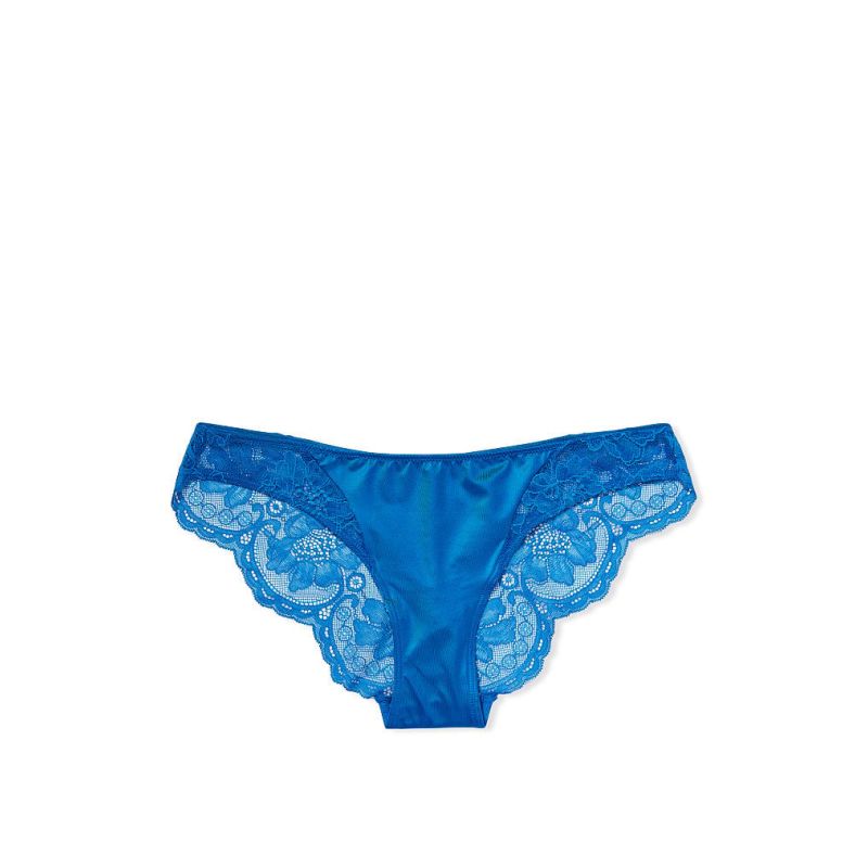 Жіночі трусики Very Sexy Lace Trim Cheekini Panty Blue