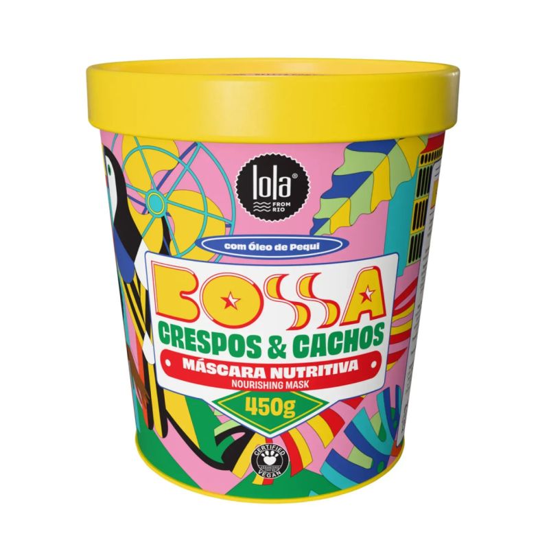 Маска поживна для кучерявого волосся Bossa Mascara Lola From Rio
