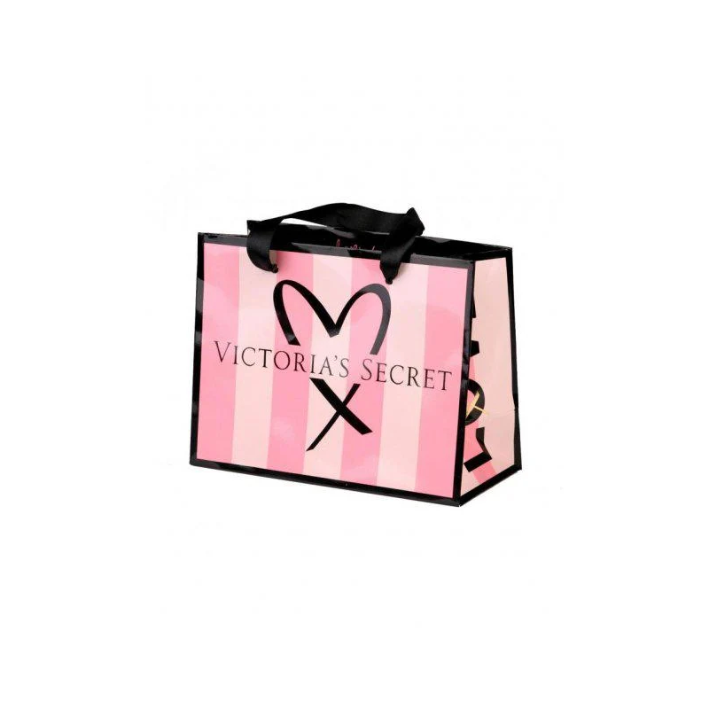 Подарунковий пакет сердечко VS Gift Bag (L )
