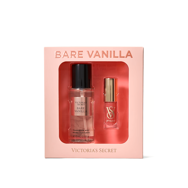 Подарунковий набір Bare Vanilla & Clear Lip Glow Two-Piece Gift Set