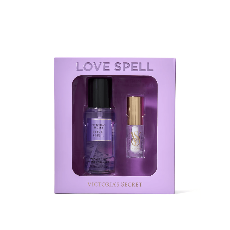 Подарунковий набір Love Spell & Clear Lip Glow