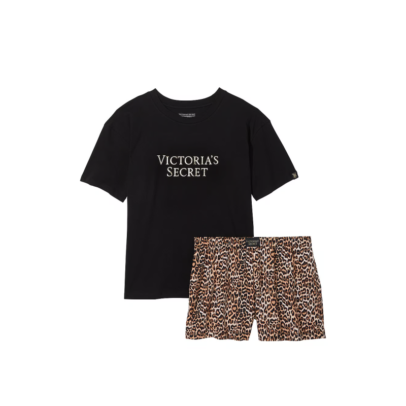 Піжама Cotton Short Tee-Jama Set Leopard