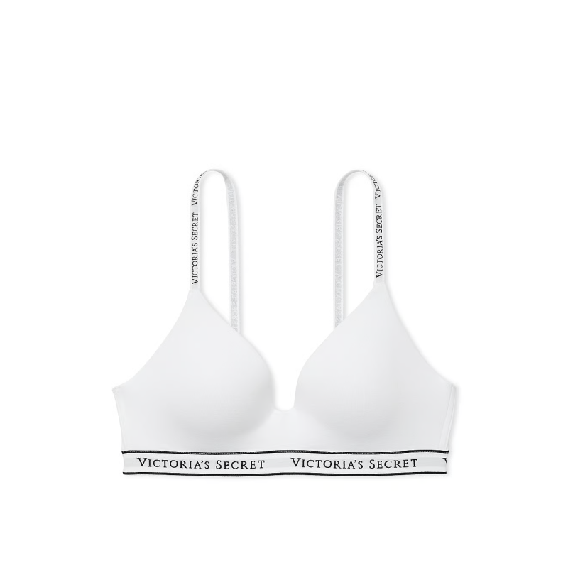 Бюстгальтер Lightly Lined Wireless Cotton Bra White