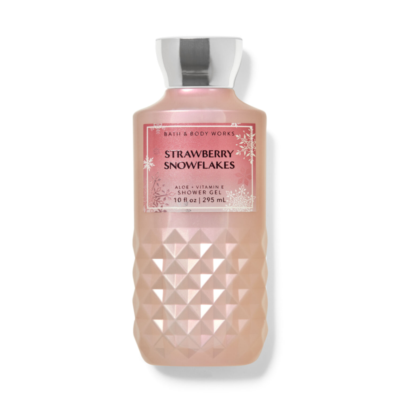 Парфумований гель для душу Strawberry Snowflakes від Bath and Body Works