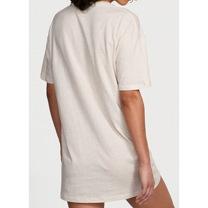 Нічна сорочка Oversize Cotton Sleep Tee Natural Heather VS