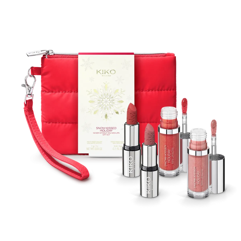 Подарунковий набір Snow-Kissed Holiday Mini Lips Gift Set