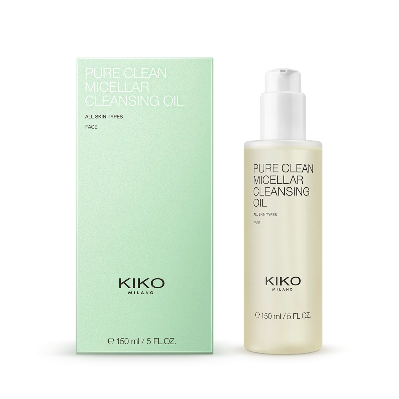 Очищувальна олія для зняття макіяжу Pure Clean Micellar Cleansing Oil Kiko Milano