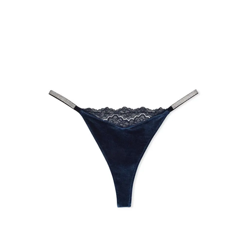 Трусики Very Sexy Shine Strap Thong Panty Noir Navy