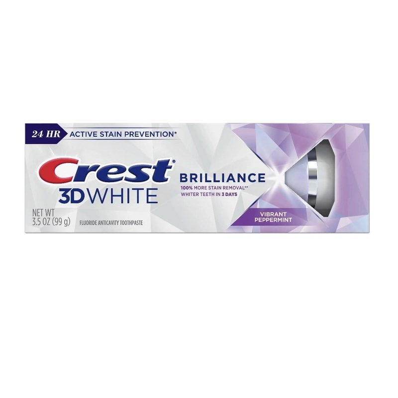 Відбілююча зубна паста Crest 3D White Brilliance Vibrant Peppermint 130г