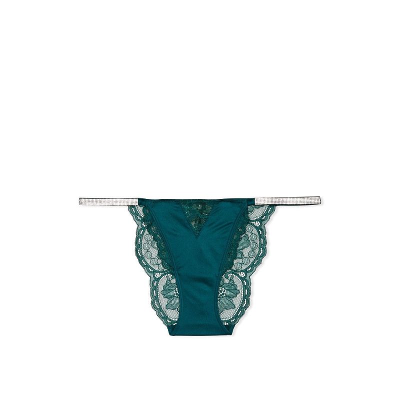 Трусики Very Sexy Shine Strap Brazilian Panty Green