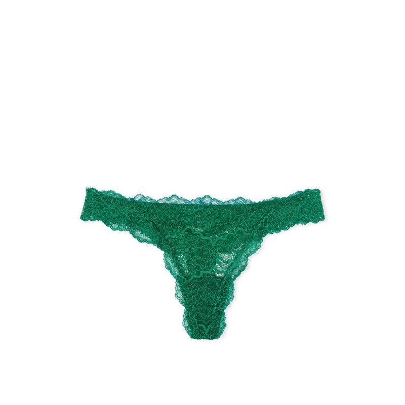 Трусики Lace Thong Panty Spruce Green