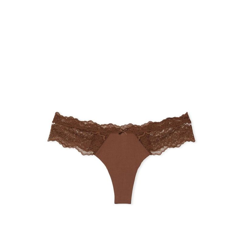 Трусики Lace Thong Panty Mousse