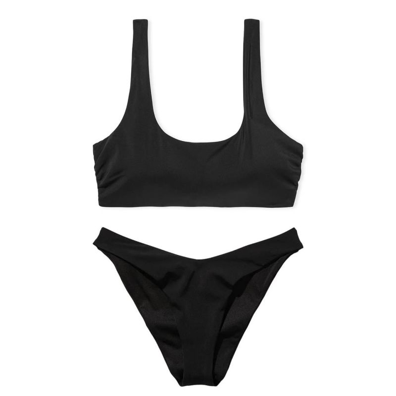 Купальник Mix-and-Match Scoop Top Black