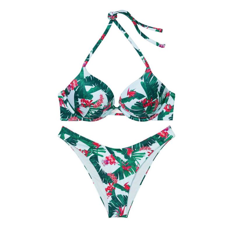 Купальник Bombshell Push-Up Blue Palm