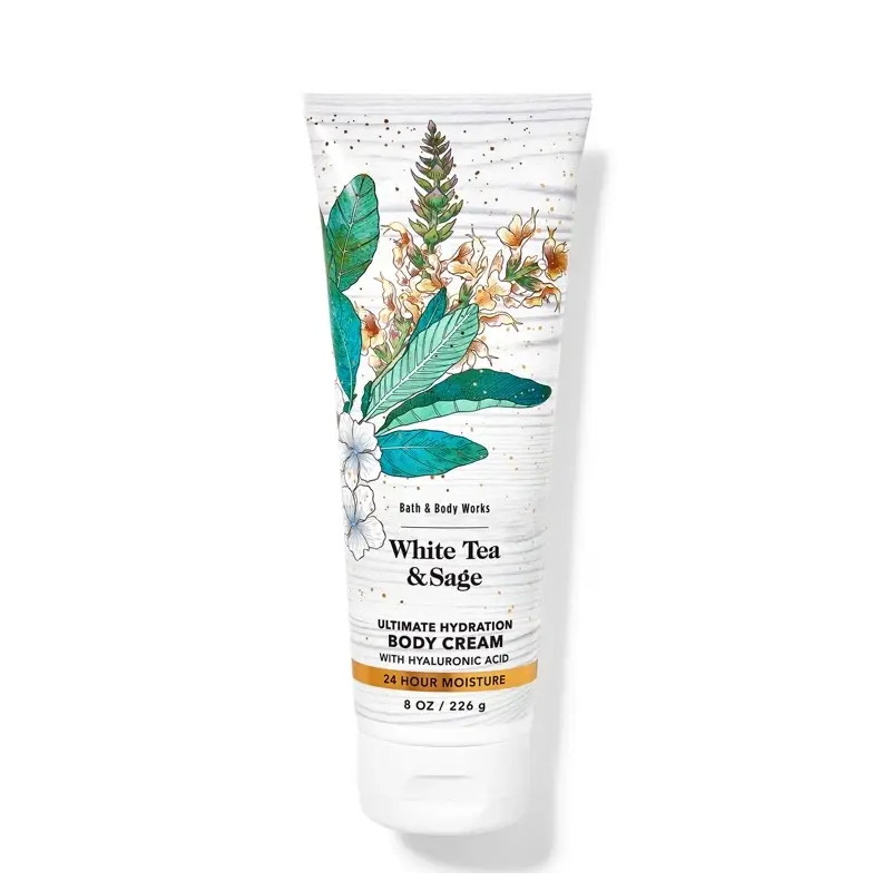 Парфумований крем White Tea & Sage від Bath & Body Works
