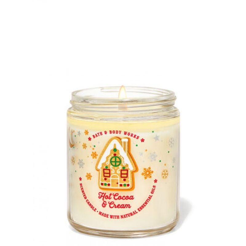 Ароматизована свічка Hot Cacao & Cream від Bath & Body Works