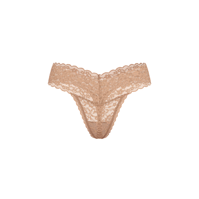 Трусики The Lacie Lace Thong Panty Praline VS
