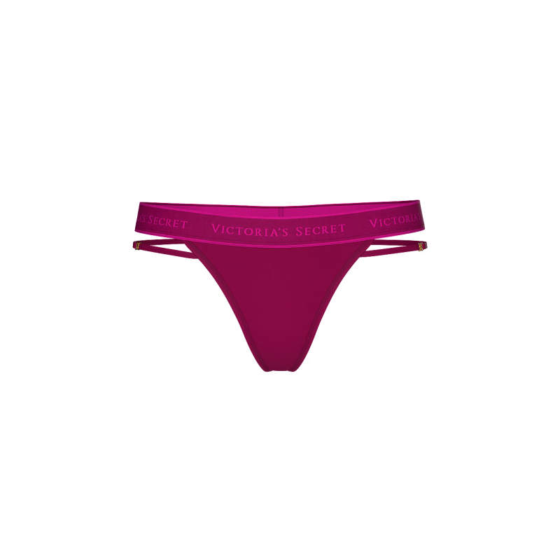 Трусики Logo Cotton Strappy Thong Panty Fresh Jam VS