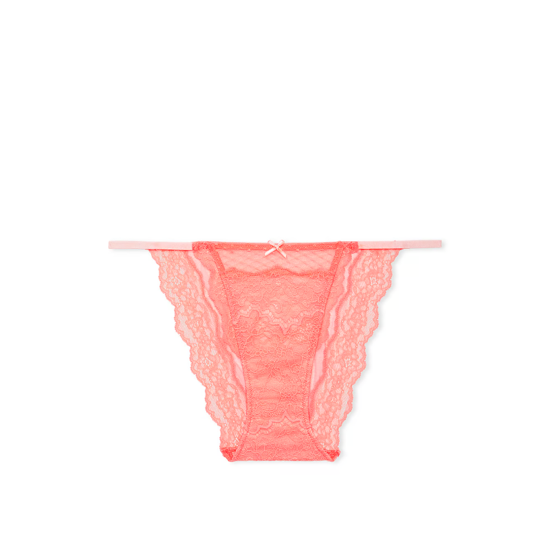 Трусики Dream Angels Lace-Trim String Bikini Panty Neon Nectar