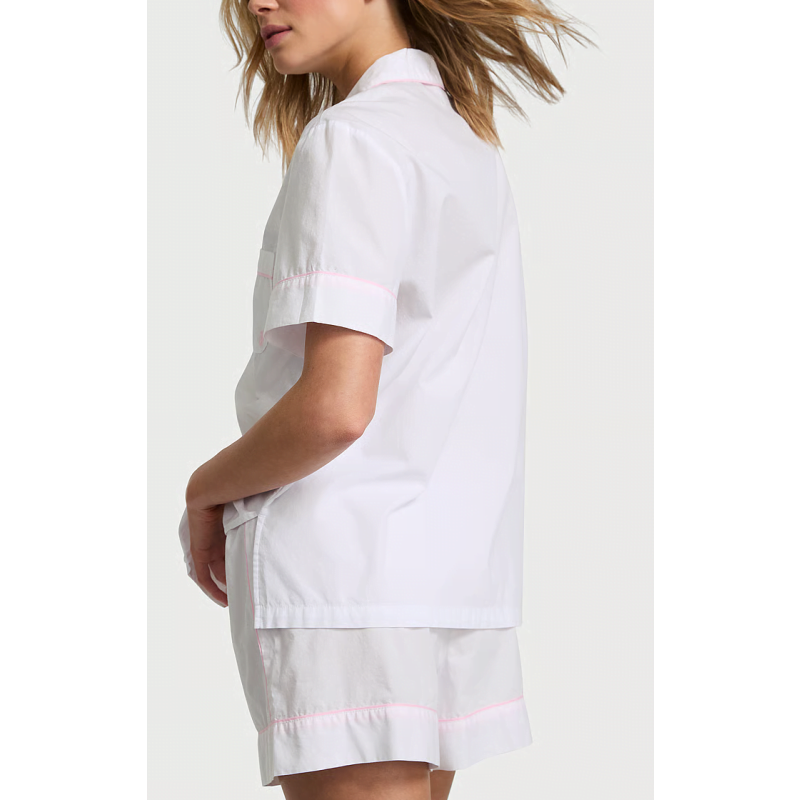 Піжама Cotton Short Pajama Set White VS