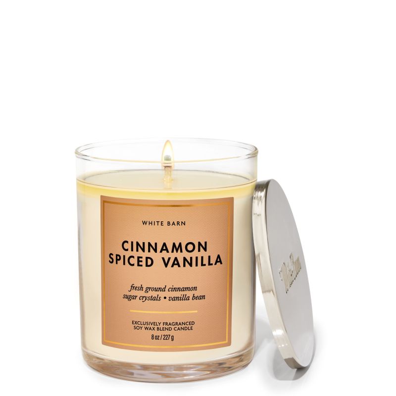 Ароматизована свічка Cinnamon Spiced Vanilla Single Wick Candle