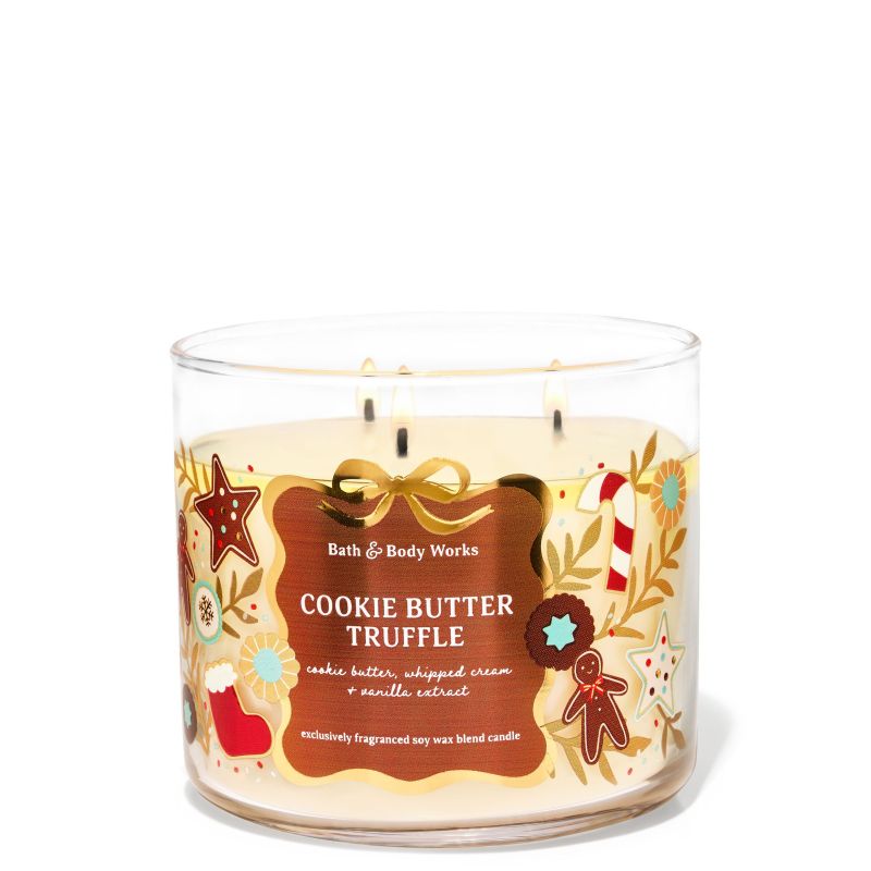 Ароматизована свічка Cookie Butter Truffle 3-Wick Candle