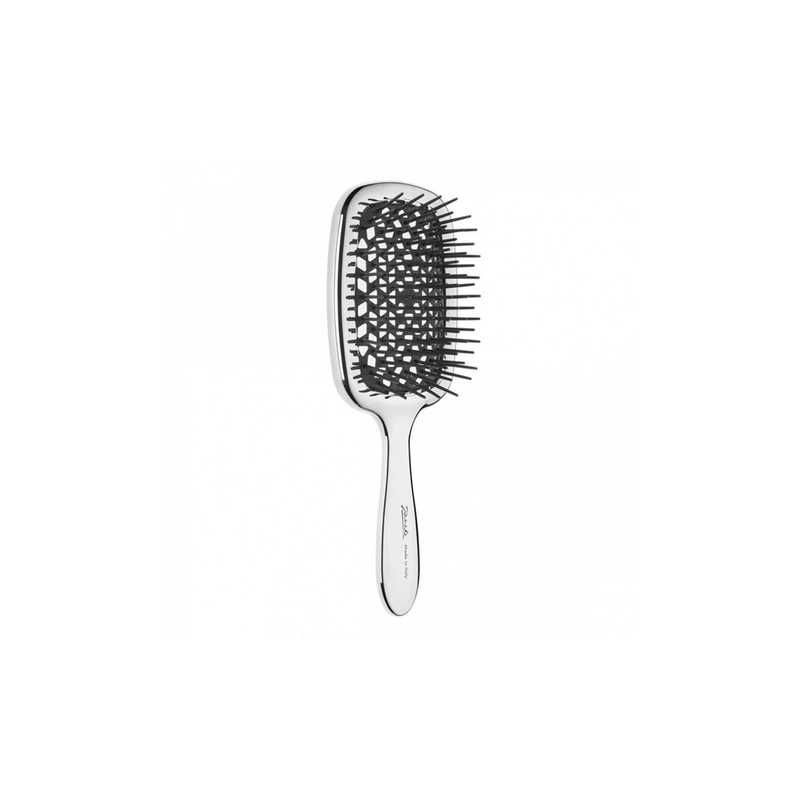 Щітка для волосся Janeke Superbrush Silver Black