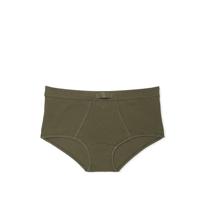 Трусики Logo Cotton Boyshort Panty Olive