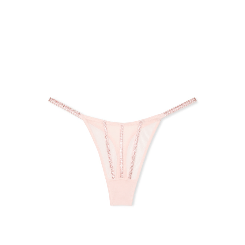 Трусики Sheer Shine Thong Panty Pink