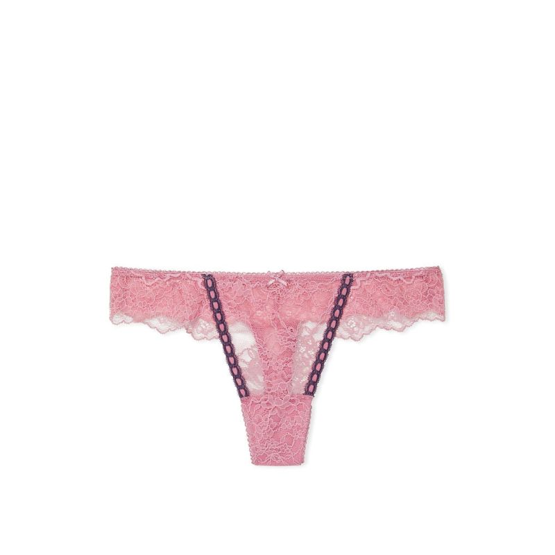 Трусики Dream Angels Ribbon Thong Panty Mauve