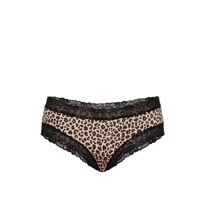 Трусики Wink Lace-Trim Cheeky Panty Leo