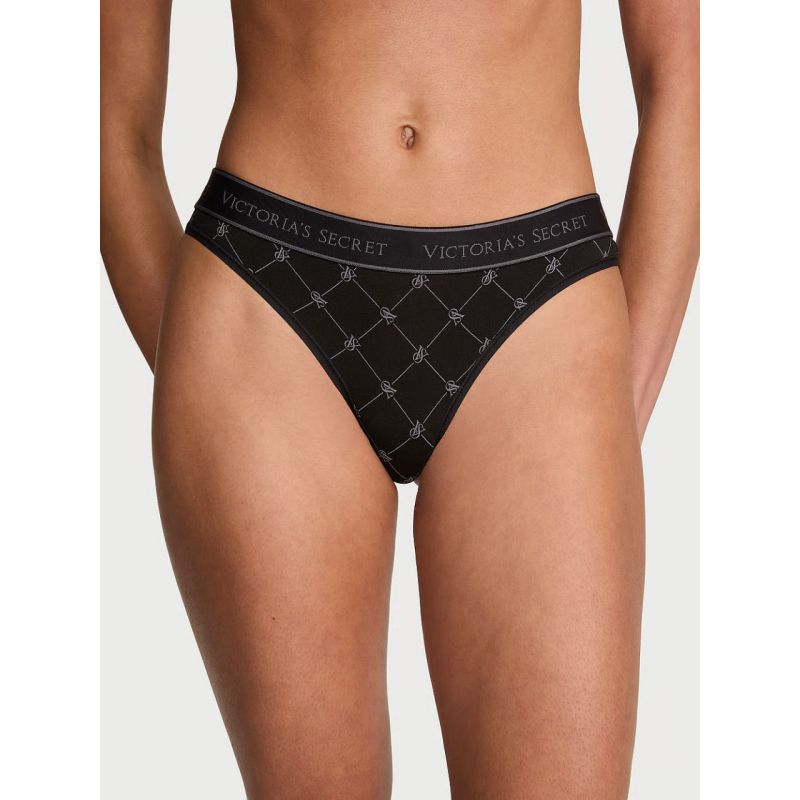Трусики Logo Cotton Thong Panty Logo VS
