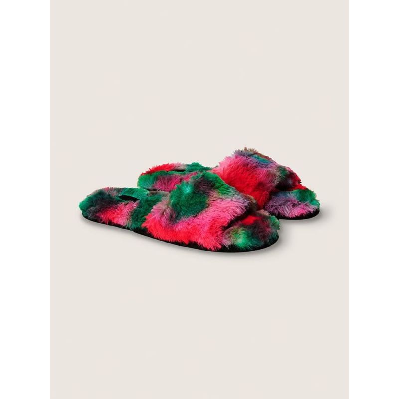 Домашні тапочки Faux Fur Slippers Dahlia Blur