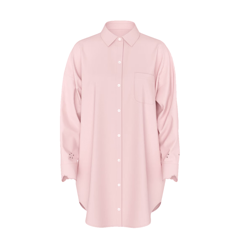 Нічна сорочка Modal-Cotton Button-Front Sleepshirt VS