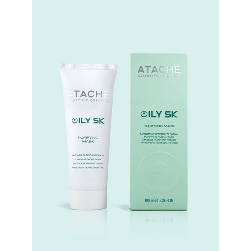 Антибактеріальна очищувальна маска Oily SK Purifying Mask від Atache