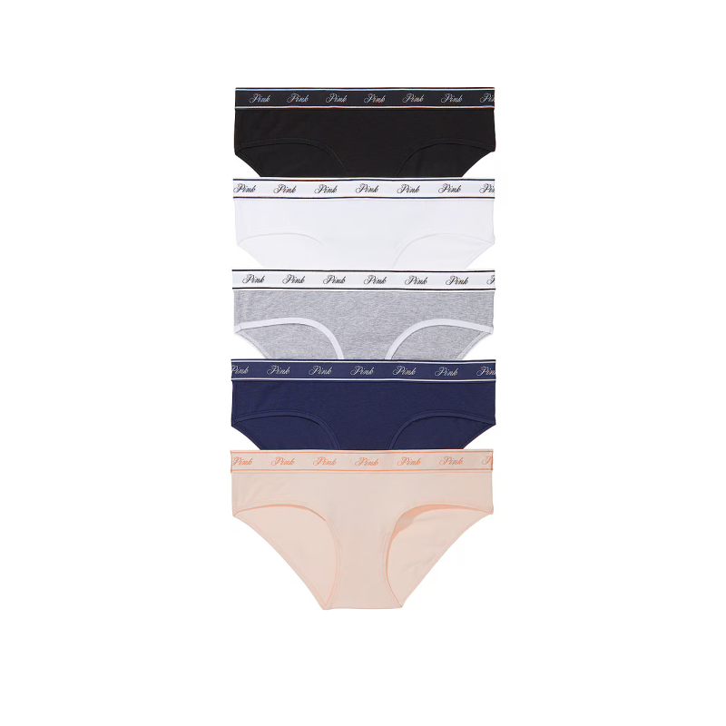 Набір трусиків 5-Pack Logo Cotton Hiphugger Panties Mix