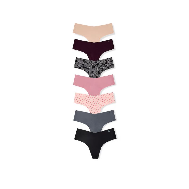 Набір трусиків 7-Pack No-Show Thong Panties Dot