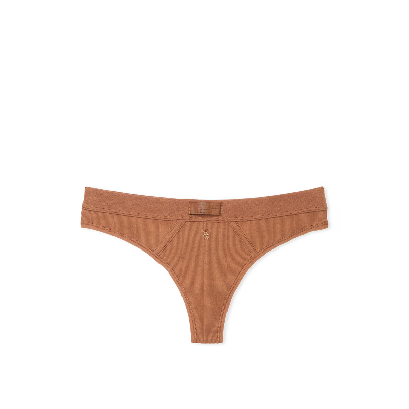 Трусики Logo Cotton Thong Panty Cotton Caramel