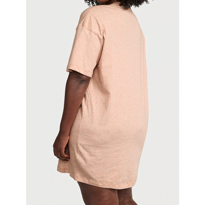 Нічна сорочка Oversize Cotton Sleep Tee Heather Pretty Blush VS
