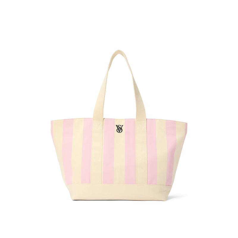 Сумка Canvas Tote Pink Stripe