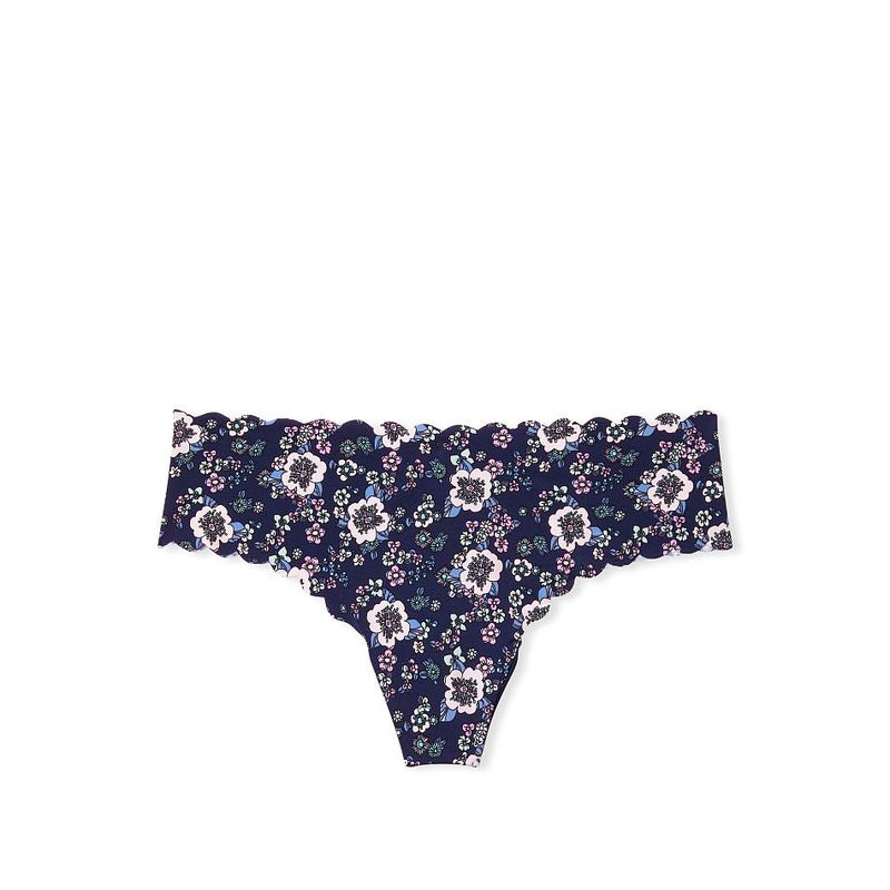 Трусики No-show Thong Panty Blue Flowers
