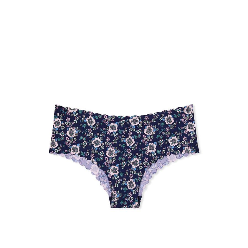 Жіночі трусики No-show Cheeky Panty Blue Flowers