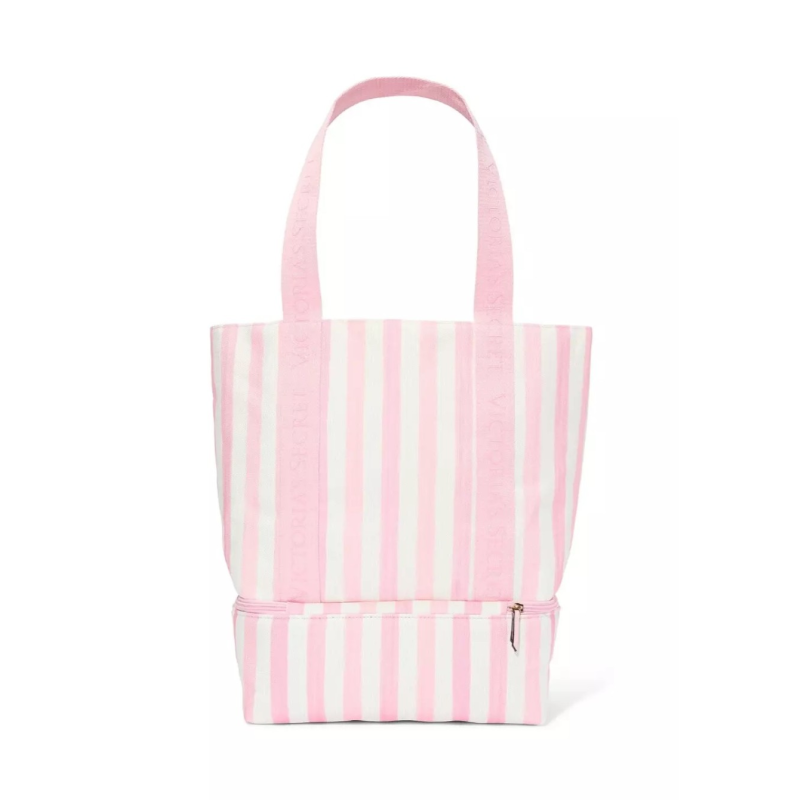 Сумка кулер Cooler Tote Pink Stripe